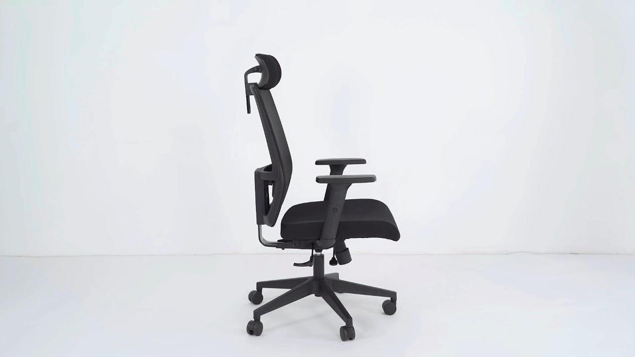 P039 Adjustable Backrest Office Chair Instruction Video
