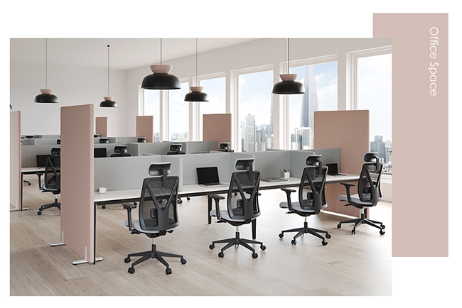 ComeVa Mesh office chair open space, a vibrant co-working area, a professional government office, or even a home office, the ComeVa ergonomic office chair.jpg