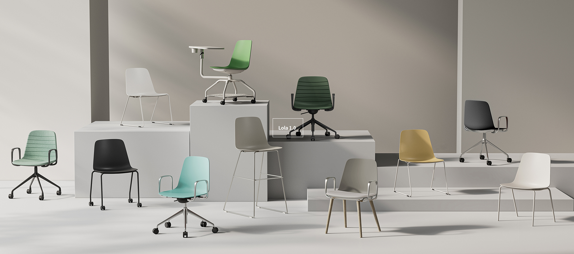 ITALY DESIGNER OscarBuffon lola plastic design chair